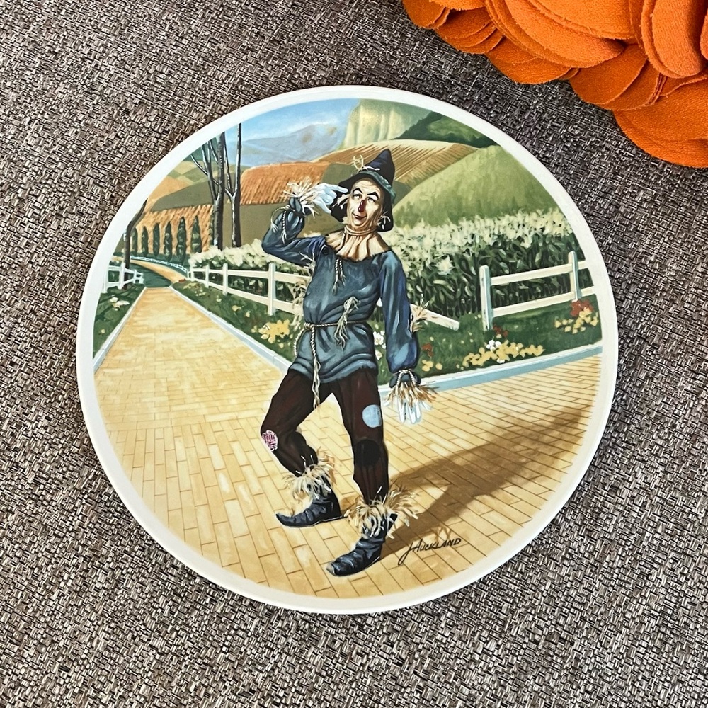❣️ Knowles Wizard Of Oz -If I Only Had A Brain Limited Edition Plate❣️